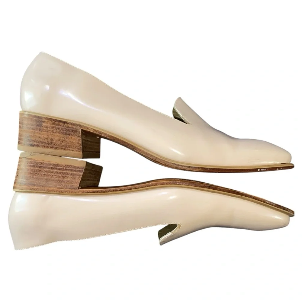 Rachel Comey Patent Leather Beige Flats - Picture 2 of 7